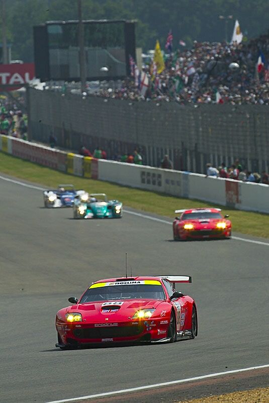 Veloqx Prodrive Ferrari 550 GTS Maranello at the 2003 Le Mans 24 Hours. Photo: John Brooks