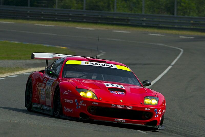 Veloqx Prodrive Ferrari 550 GTS Maranello at the 2003 Le Mans 24 Hours. Photo: John Brooks