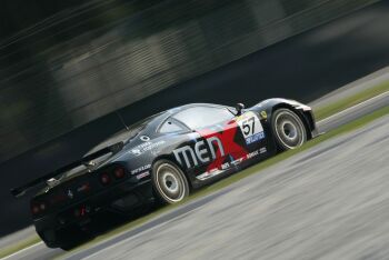 The MENX Ferrari 360 Modena during qualifying at Monza