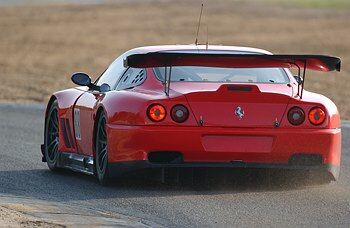 Care Veloqx Ferrari 550 Maranello testing at Le Mans