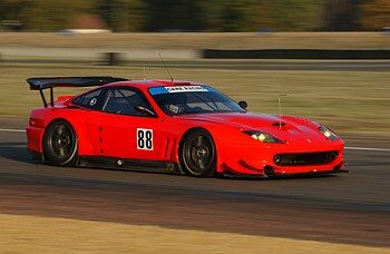 Care Veloqx Ferrari 550 Maranello testing at Le Mans