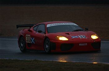 The Scuderia Ecosse Ferrari 360 Modena at the le Mans 1000 kms