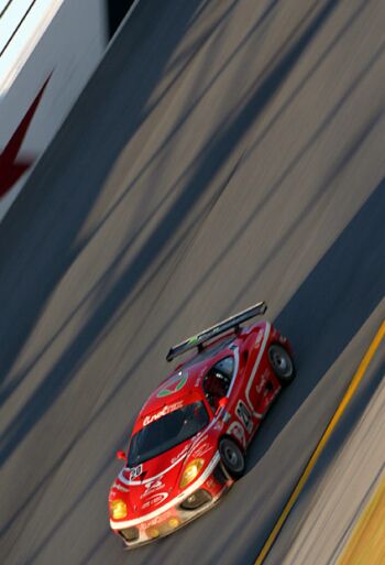 The no20 JMB Racing Team USA Ferrari 360GT survived to come home 14th overall at the 2003 Daytona 24 Hours