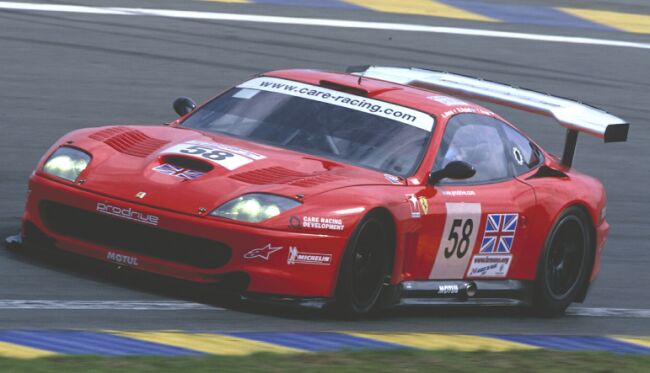 Prodrive built and run Ferrari 550 last year