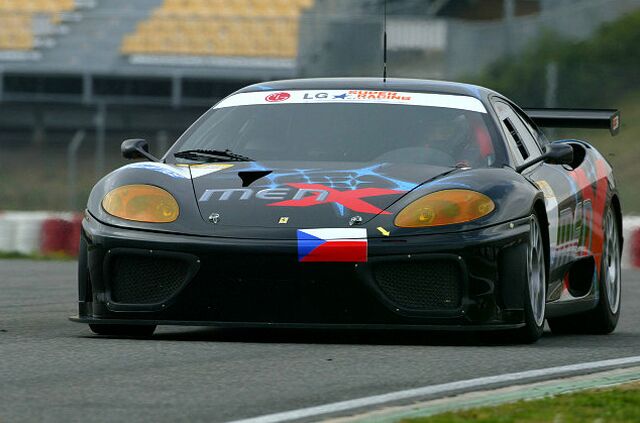 Tomas Enge in the Menx Ferrari 360 Modena