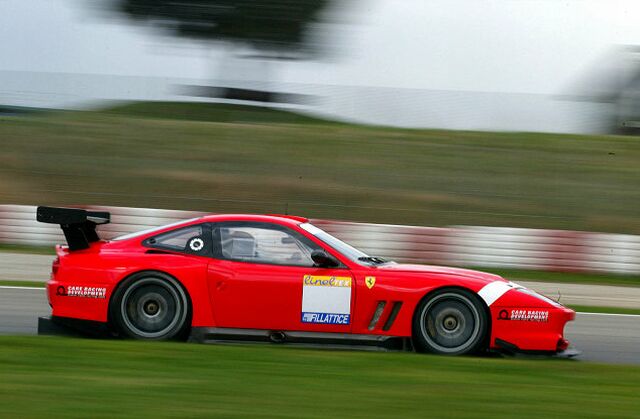 Luca Cappellari gets to grips with the BMS Ferrari 550