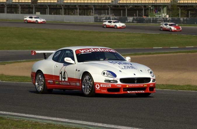 the first ever Maserati Trofeo race in Barcelona