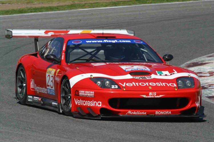 click here to view this image of the FIA GT Championship-leading Ferrari at Brno in high resolution