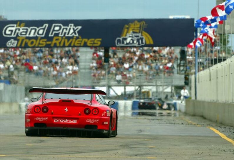 Prodrive Ferrari 550 Maranello at speed during Le Grand Prix de Trois Rivieres