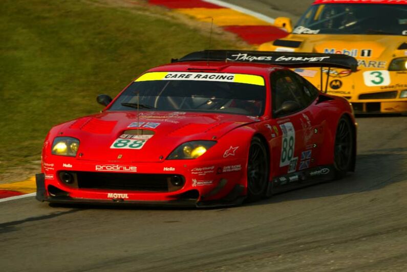 Peter Kox and Tomas Enge on their way to third place last time out in the Road America 500