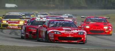 Lap one GT action from Sweden