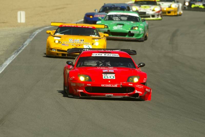 Prodrive Ferrari 550 Maranello at Laguna Seca