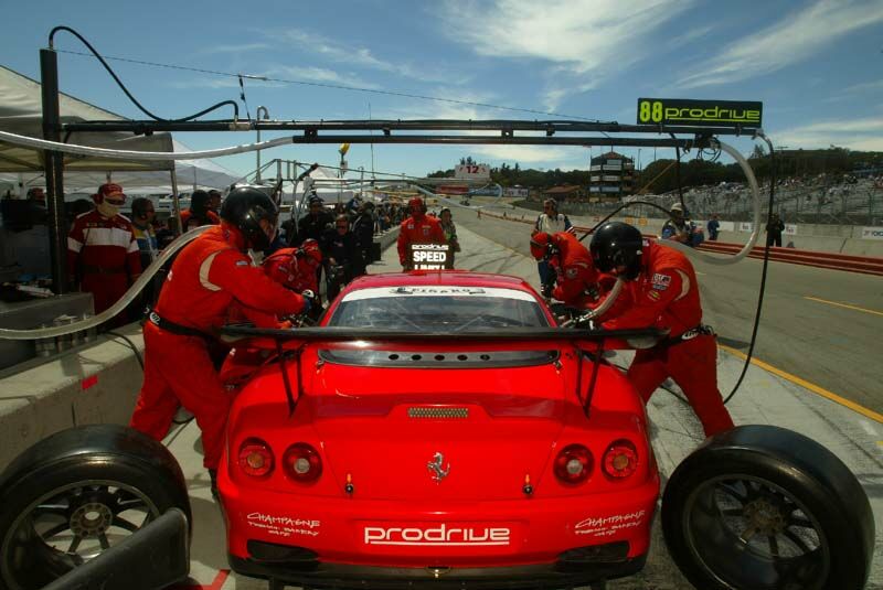 Prodrive Ferrari 550 Maranello at Laguna Seca