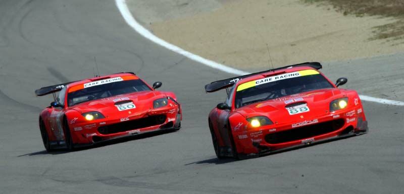 Prodrive Ferrari 550 Maranello at Laguna Seca