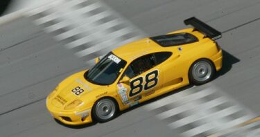 The Nick Longi and Emile Assentato Scuderia Ferrari of Washington 360 Modena during qualifying at Daytona