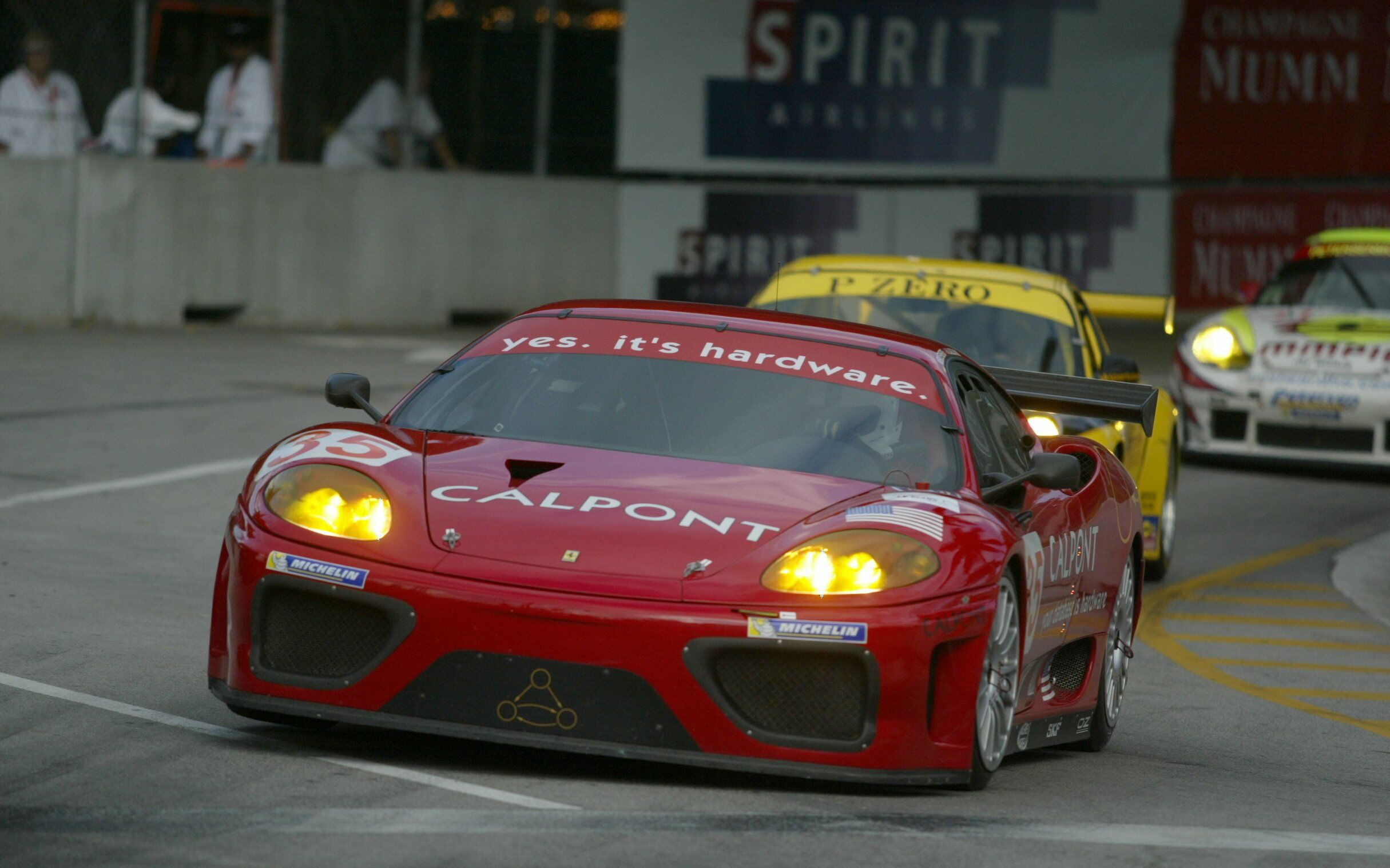 The Calpoint Risi Competizione Ferrari 360 Modena at Miami last time out. Photo: David Haueter.