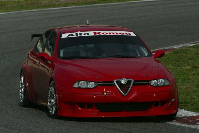 THE ALFA ROMEO 156 GTA SET THE PACE AT THE ETCC BARCELONA TEST