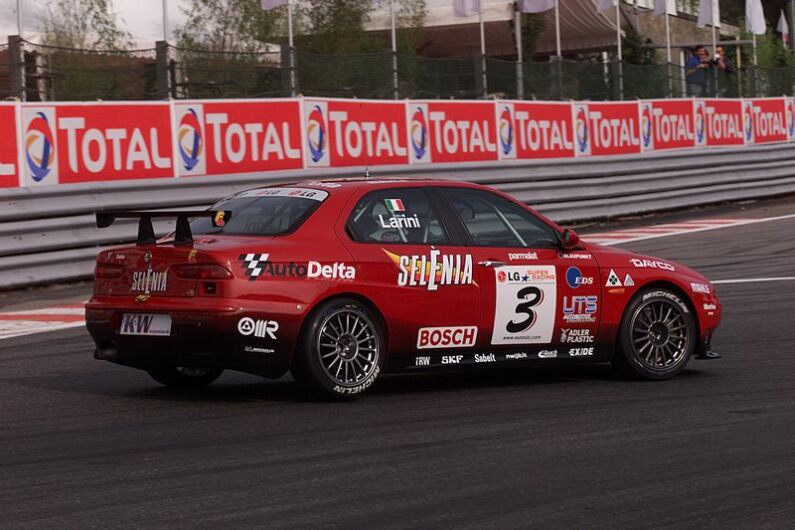 Nicola Larini last time out in the ETC at Spa. His Super Touring 2000 specification Alfa Romeo 156GTA could be used in all Touring Car Championship in Europe if current plans to harmonise the regulations come to fruition