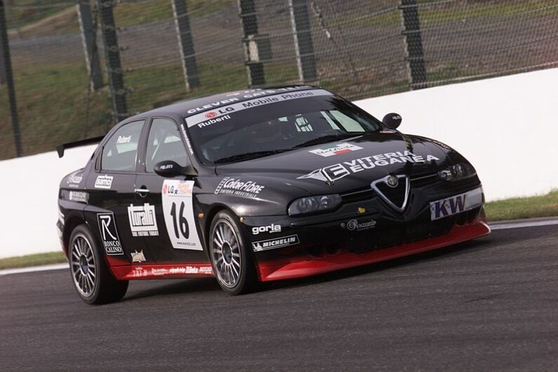 Paolo Ruberti in the R&M Clever Cats Alfa Romeo 156GTA will be looking to mix it with the factory runners at Anderstorp