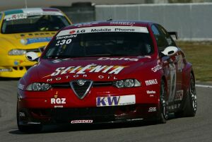 Gabriele Tarquini last time out at Anderstorp, where two non-finishes cost him the championship lead