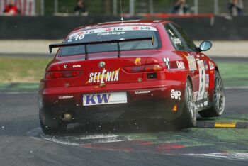 Roberto Colciago emerged as fastest of the Alfa runners, claiming third on the grid behind the two Mullers