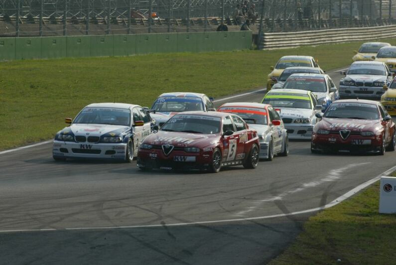 Startline action from Monza