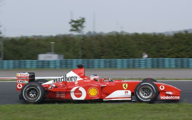 Rubens Barrichello led from start to finish to claim his first Hungarian Grand Prix win