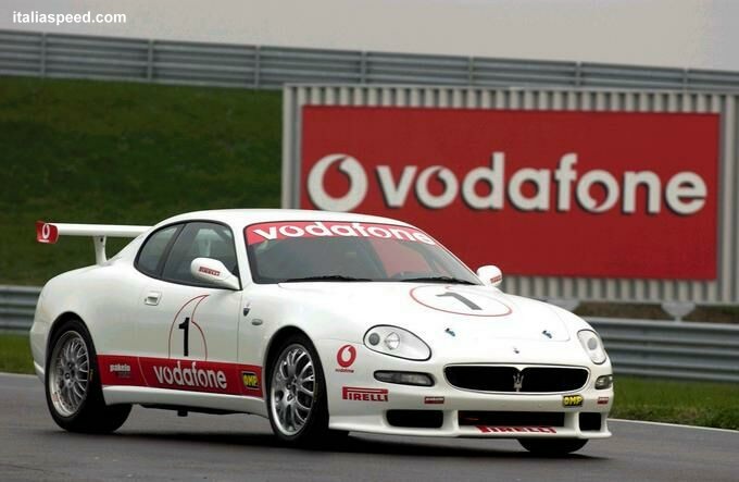 Vodafone liveried Maserati Trofeo at Fiorano