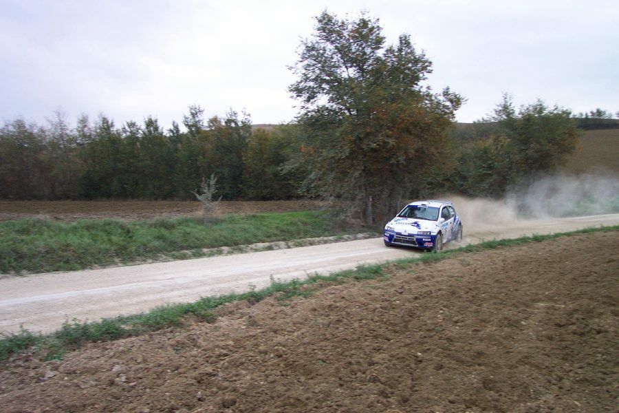 Fiat Punto Abarth Rally on the 2003 Rally Adriatico. Photo: Marco Tenuti