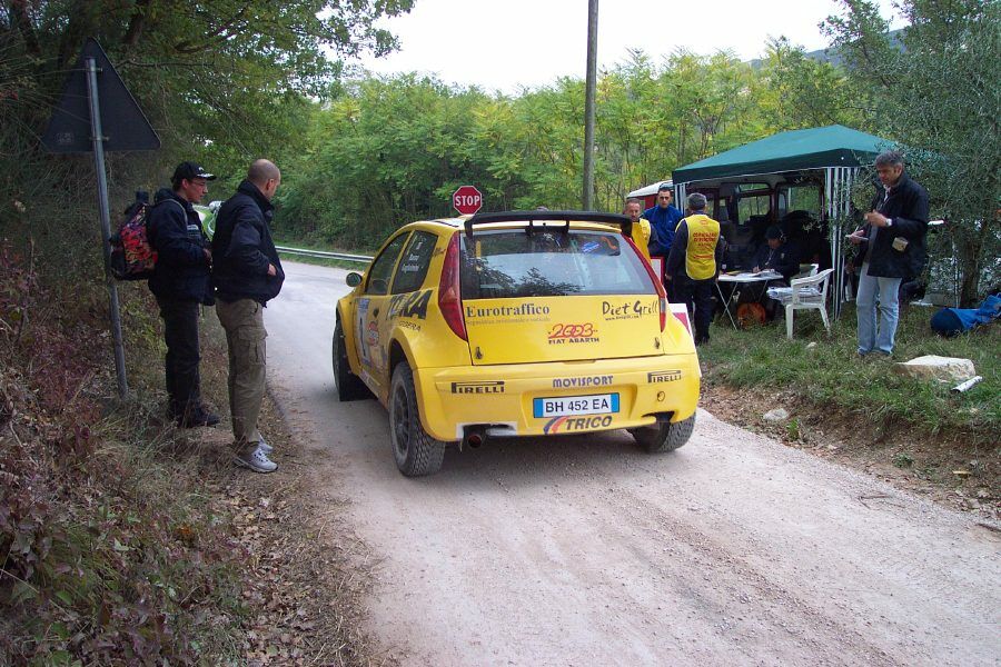 Fiat Punto Abarth Rally on the 2003 Rally Adriatico. Photo: Marco Tenuti