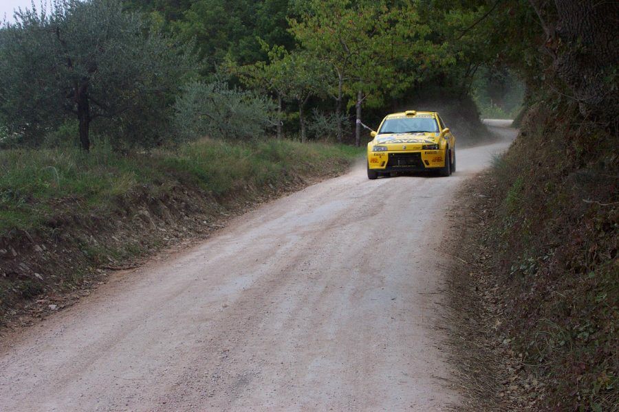 Fiat Punto Abarth Rally on the 2003 Rally Adriatico. Photo: Marco Tenuti