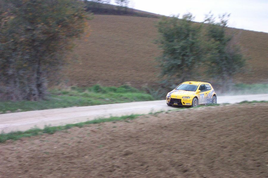 Fiat Punto Abarth Rally on the 2003 Rally Adriatico. Photo: Marco Tenuti