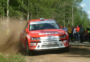 Junior World Rally Championship action from the 2003 Neste Finland Rally