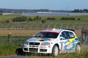 Fiat Punto Junior Team action from the 2004 Tour of Flanders