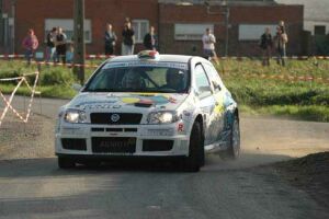 Fiat Punto Junior Team action from the 2004 Tour of Flanders