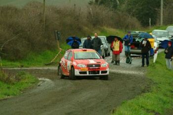 Fiat Punto Abarth Rally on the Rally Tutta Terra Toscana