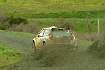 Fiat Punto Abarth Rally on the Rally Tutta Terra Toscana