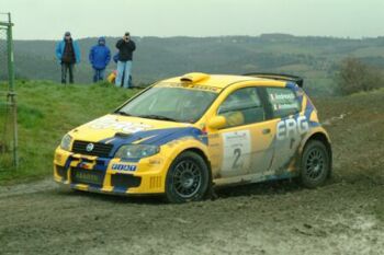 Fiat Punto Abarth Rally on the Rally Tutta Terra Toscana