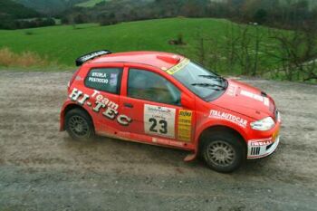 Fiat Punto Abarth Rally on the Rally Tutta Terra Toscana