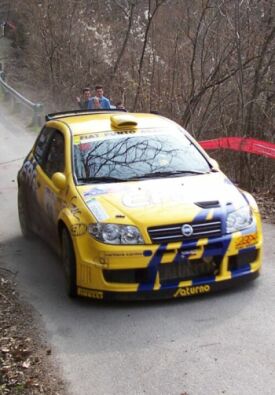 Italian Rally action from the Mille Miglia