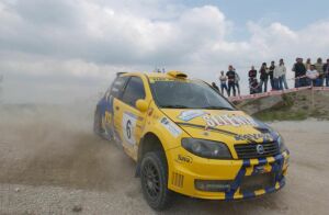 Action from the Rally del Salento