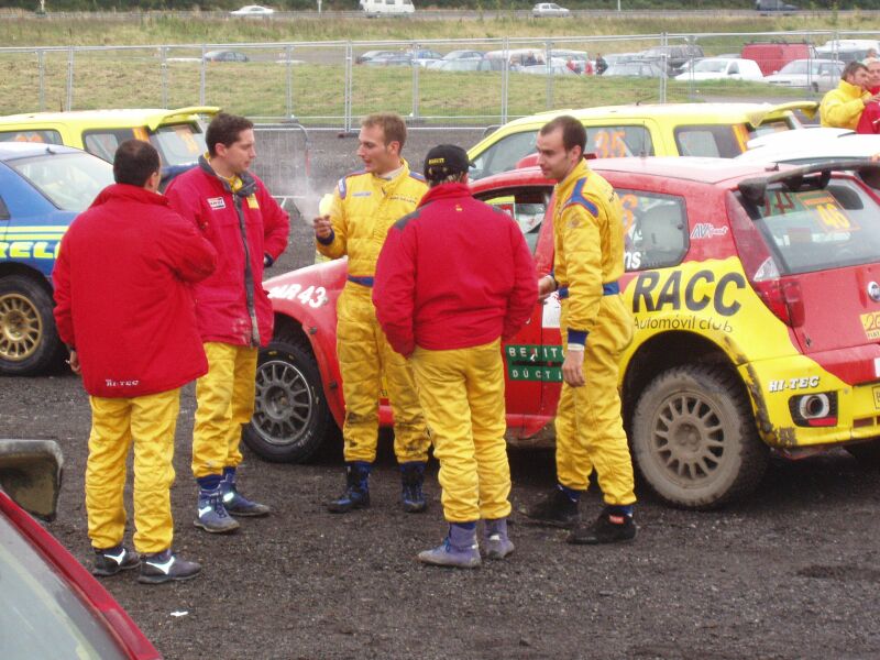 Fiat Punto Abarth action from the 2004 FIA World Rally Championship Wales Rally GB