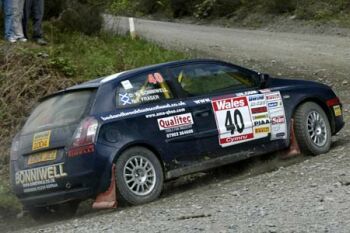 Fiat Stilo Cup action from the International Rally of Wales