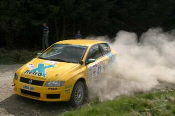 Fiat Stilo Cup action from the International Rally of Wales