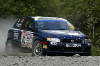 Fiat Stilo Cup action from the International Rally of Wales