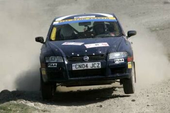 Fiat Stilo Cup action from the International Rally of Wales