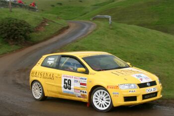 Fiat Stilo Cup UK action from the Jim Clark Memorial Rally