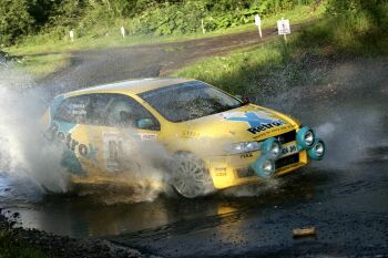 Fiat Stilo Cup UK action from the Jim Clark Memorial Rally