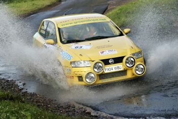 Fiat Stilo Cup UK action from the Jim Clark Memorial Rally